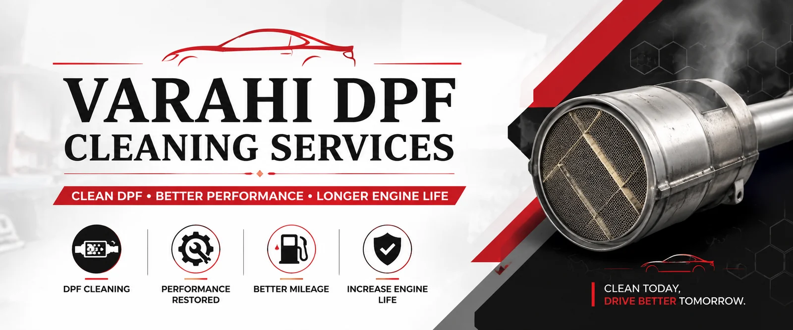 DPF cleaning service and diesel particulate filter
